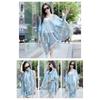 Summer Sun Protection Chiffon Printed Scarf  Scarf Polyester Shawls For Women Beach Silk Variable Decorative Shawl