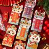 4pcs Cartoon 2025 Snake Year Red Envelopes Traditional Money Packet Wedding Birthday