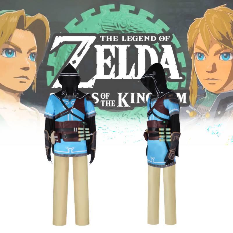Костюм для косплея Линка из The Legend Of Zelda Tears Of The Kingdom из полиэстера