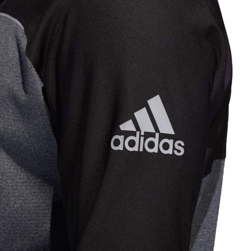adidas Куртка мужская с воротником-стойкой, удобная, модная, водонепроницаемая, черная CY7449