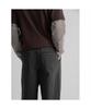 8SECONDS Garment-Dyed Wide Tapered Fit Pants Ash
