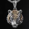 1pcs Vintage Necklace For Both Men And Women Fashion Trend Tiger Head Pendant Jewelry