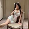 Sex underwear sexy bunny hip skirt uniform pure desire backless clothes qqny pajama suit