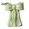 Sophisticated Floral Display Ceramic Bow Vase with Star, Decorative Flowers Vase, Creative Flower Versatile Dining Table Arrangement Holder for Living