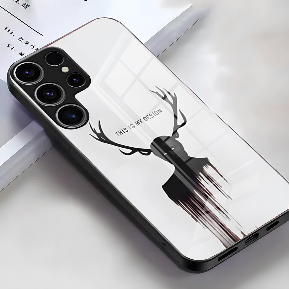 HANNIBAL Phone Case For Samsung S26 S25 Edge Ultra S23 S22 S21 S20 Ultra Plus S24 Fe A54 A53 A25 Glass Cover