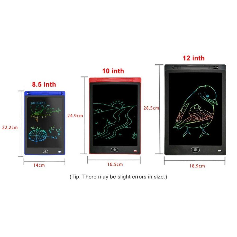 Многофункциональная 8,5-дюймовая электронная доска для рисования, цветной ЖК-экран, блокнот для рукописного ввода, планшет для письма