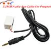 Автомобильный CD-чейнджер 3,5 мм аудио Aux кабель для Peugeot 307 308 Citroen C4 RD4 12-контактный автомобильный стайлинг детали