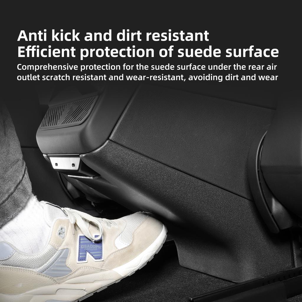 LUCKEASY for Tesla Model 3 Highland Air Outlet Anti Kick Pad Car Side Edge Protection Patch Model3 2024 Anti-dirty Cover