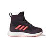 adidas Кстати, El K Устойчивые к истиранию Дышащие Высокие Детские Беговые Кроссовки Фиолетово-розовые Детские FZ2503