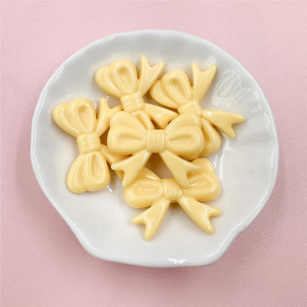 Очарование желе Цветной аксессуар Материал DIY Аксессуар Галстук-бабочка Бусины Материал ручной работы Ювелирные аксессуары Шпилька Орнамент 5 шт. 22,5*29 мм