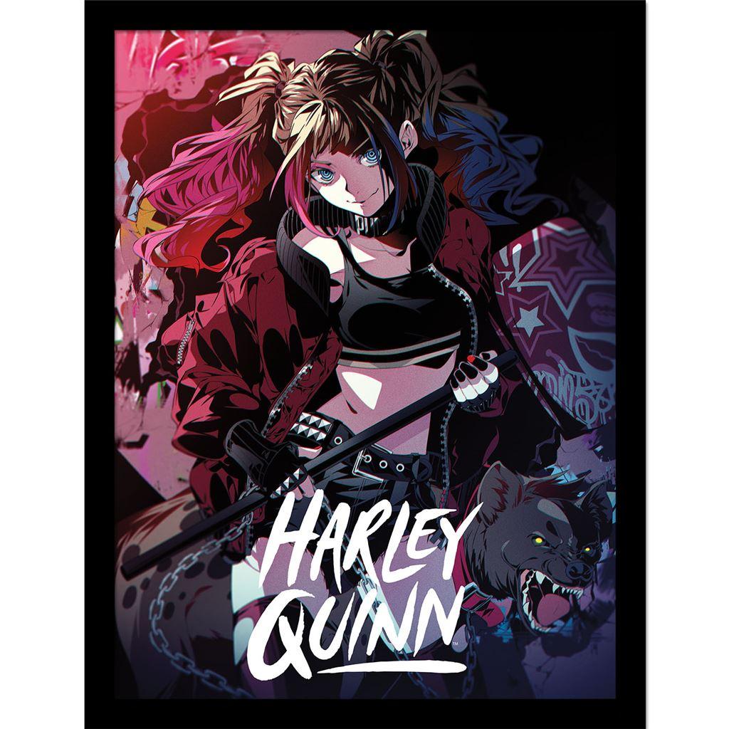 Batman Harley Quinn Framed Poster