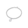 TIFFANY & CO. Return To Tiffany Mini Heart Tag Silver Bracelet 63527564