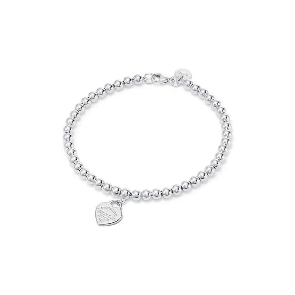 TIFFANY & CO. Return To Tiffany Mini Heart Tag Silver Bracelet 63527564