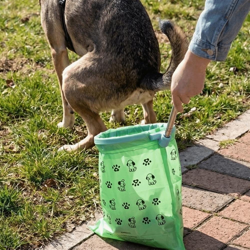 Non-Contact Dog Poop Scooper Retractable Dog Waste Picker Pet Waste Cleaner Friendly Grabber