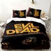 Evil dead 3pc set Perfect for bedroom use Comfortable bedding set includes a duvet cover and two pillowcases Ideal birthday or Christmas gift