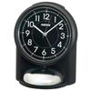 Seiko Clock NR454K Analog Alarm Loud PYXIS 149 X 116 X 113mm Clock, Volume, Black, RAIDEN,