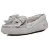UGG Ansley Bow Plush Flat Shoes Женские туфли светло-серые 1113470-LGRY