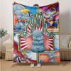 1pc Dumbo Elephant Circus Theme Blanket, Home, Office, Outdoor Gift for Kids and Adults
