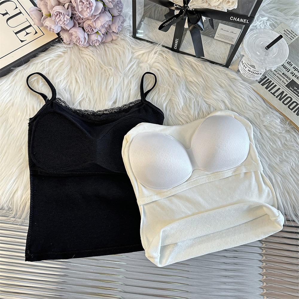 Pure Desire кружевной бант халтер топ женский носить длинный жилет внутри летний дизайн Sense of Niche Spice Girls