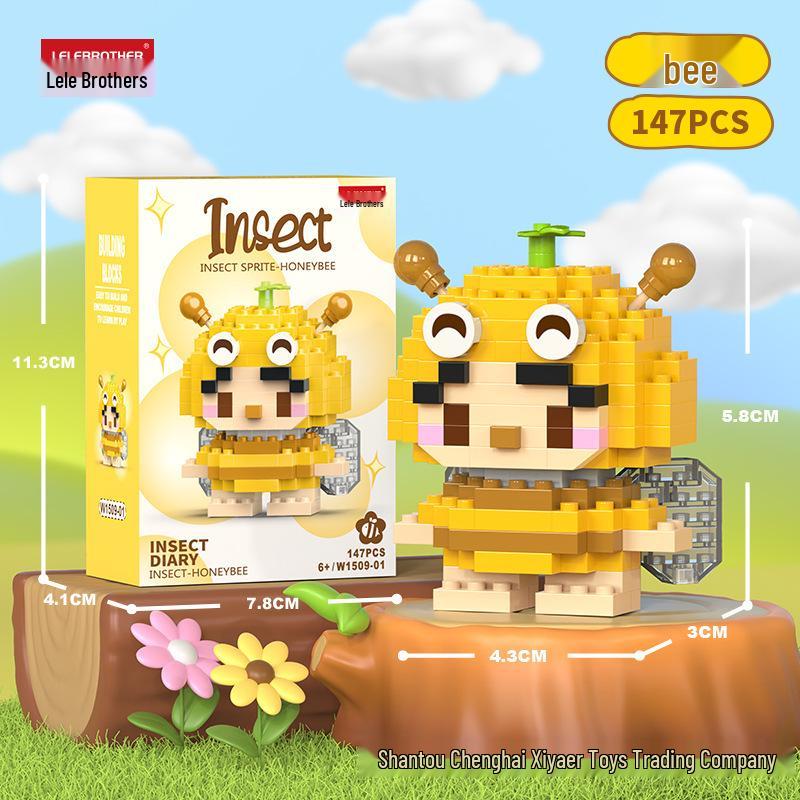 Совместимые с Lego микро строительные блоки мультяшные фигурки - детские развивающие настольные игрушки