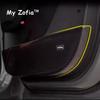 For HAVAL H5 2023 2024 2025 Car Styling Door Kick Pad Cover Gate Carbon fiber Anti Dirt Guard Sticker Protector Accessories