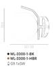 Kinkiet Carimi WL-3300-1-HBR Italux