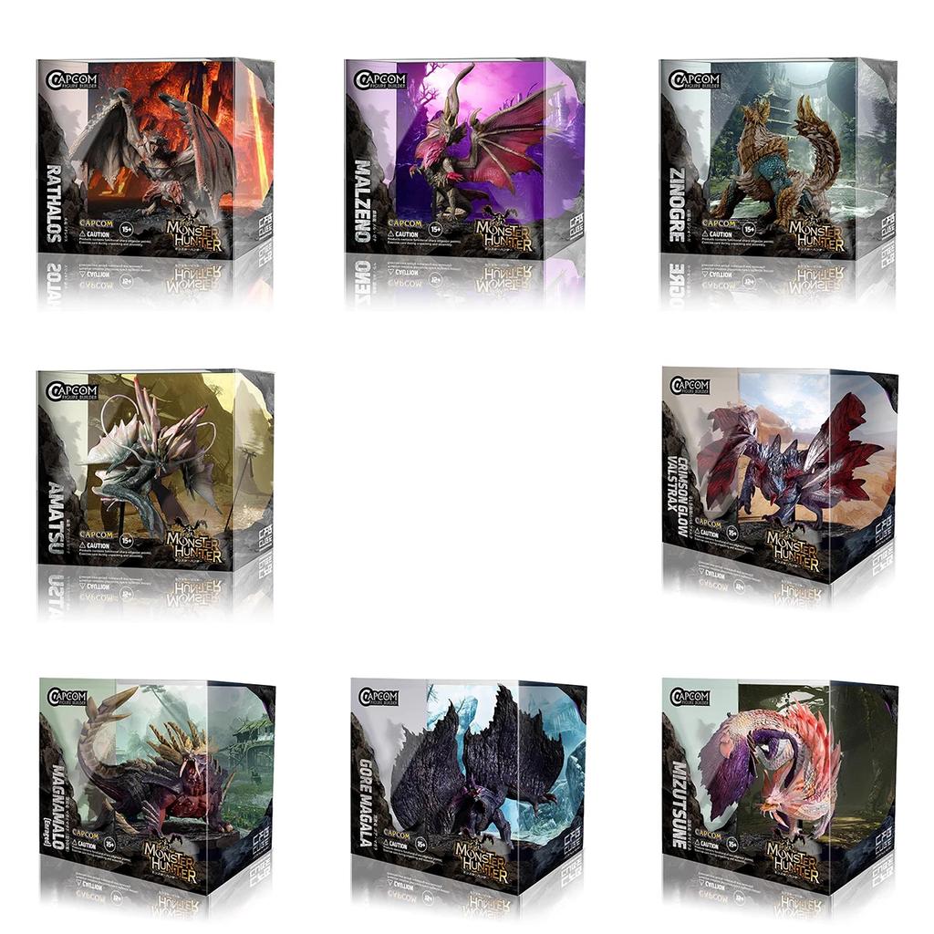 Monster Hunter CUBE Зиногр Амацу Багровое Сияние Валстракс Гор Магала МАГНАМАЛО Мицуцунэ Фигурка Монстра Дракона Модель Игрушки