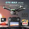 New GT6MAX Professional Drone 8K HD Dual Camera GPS Smart Return 5.64-in Screen Control 5G WIFI Obstacle Avoidance Brushless RC Foldable Quadcopter