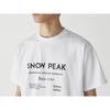 Футболка Snow Peak Sp Typography TS 24au10102wh белая, размер S [для пошива на открытом воздухе, для мужчин]