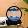 Arthink Moving Sand Art Picture,Liquid Motion 3D Sea Sandscape in Motion Display, Flowing Sand Frame Desktop Art Bookshelves Home Office Decoration