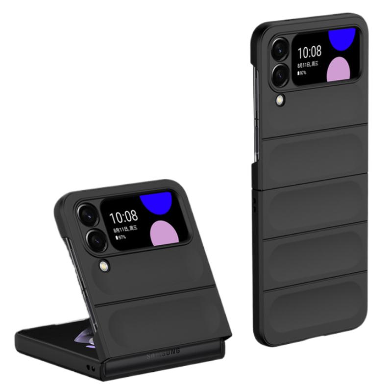 Для Samsung Galaxy Z Flip4 3 5 5g задняя крышка телефона чехол мягкий жидкий силикон противоударный защитный чехол Funda Coque