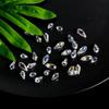 Handmade Diamond-Cut Glass Water Drop Beads for Hairpin Accessories and Decorations