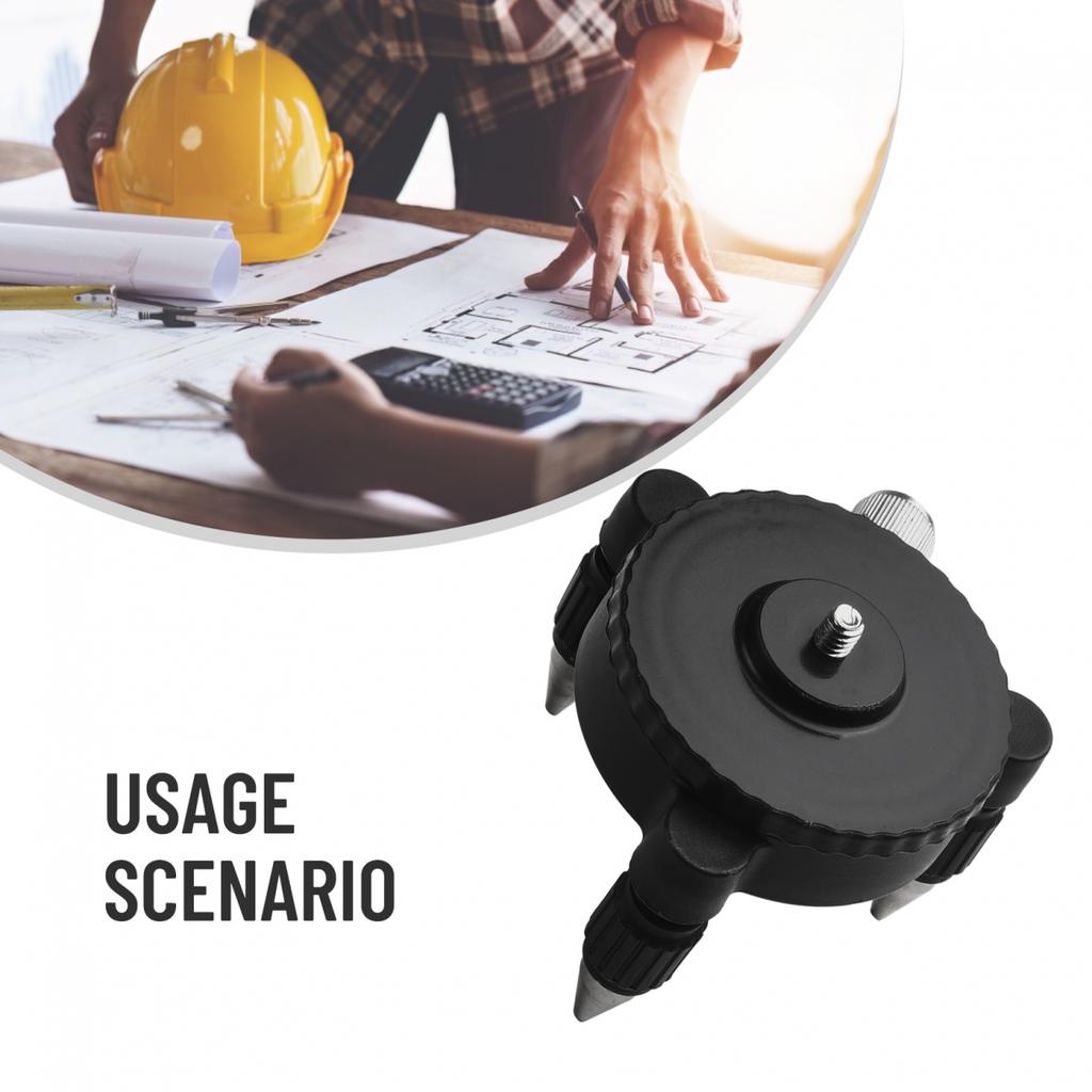 1/4-дюймовый интерфейсный уровнемер с основанием 360 градусов для лазерного уровня из пластика