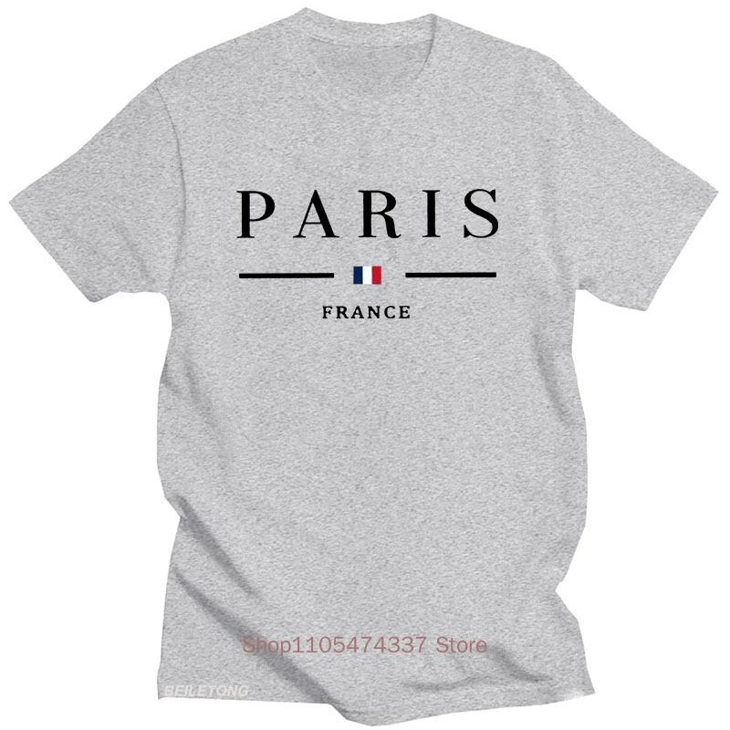 Unisexs Clothing Paris France Graphic Print Tshirts Summer Casual Fashion Loose Tops High Quality Oneck Short Sleeve Tees