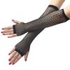 Women Fashion Neon Fishnet Fingerless Long Gloves Leg Arm Cuff Party Wear Fancy Dress for Womens Sexy Beautiful Arm Warmer