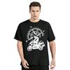Funny Motorbike T-Shirt Men's Mountain Adventure T Shirt New Hip Hop Streetwear Tshirt Motorcycle Travel Compass T Shirt Tops
