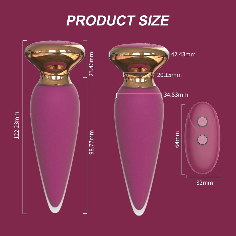 Беспроводной пульт дистанционного управления Анальный вибратор Секс-игрушка для мужчин и женщин Анальная пробка Мужской массаж простаты Вагина Фаллоимитатор для точки G Вибратор Анус Анальная пробка