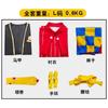 One Piece Monkey D Luffy Circus Clown Cosplay Costume, 6‑Piece Full Set Anime Halloween Role‑Play Outfit for Adults & Kids