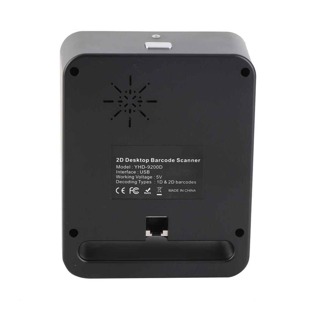 Fixed Bar  Scanner 1D QR 2D HandsFree Desktop Bar   Reader with USB Cable LED Light