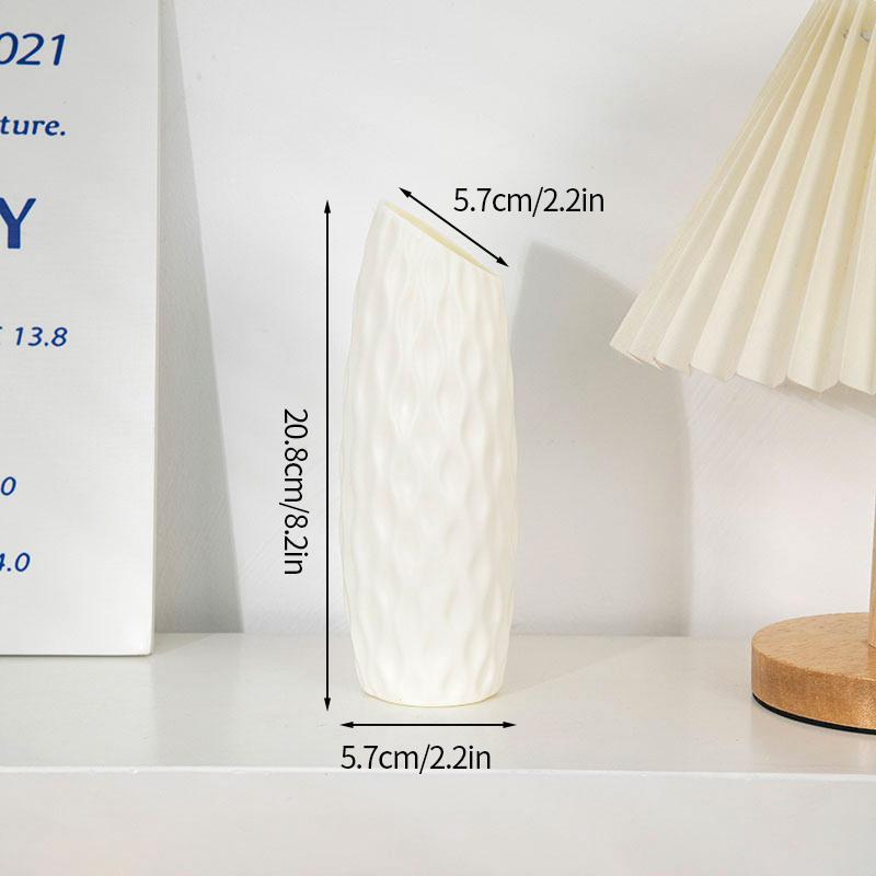 Ваза для цветов в скандинавском стиле, имитация керамического пластикового цветочного горшка, бутылка для хранения цветов, гостиная, современные украшения для дома, украшения