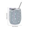 Бокал для вина Diamond 12 унций с герметичной крышкой, вакуумный термос, кружка для пива, кружка из нержавеющей стали, чашка, подарок для невесты на девичник