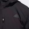 adidas Спортивная беговая фитнес-повседневная ветрозащитная дышащая куртка с капюшоном мужские куртки черные DQ2518