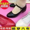 Туфли для мам из натуральной мягкой кожи на плоской подошве, одинарные туфли женские 2025 новая осень, мягкая кожа, мягкая подошва, женские туфли, толстый каблук, низкий каблук, маленькие кожаные с