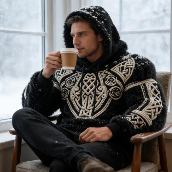 Мужская толстовка с капюшоном на шнурке с длинным рукавом, толстовка с 3D-цифровой печатью, уличный стиль, повседневная одежда для спортзала