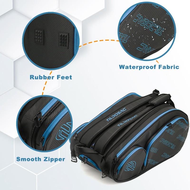 Detachable Multifunctional Sports Backpack Badminton Tennis Pickleball Large Capacity Outdoor Gym