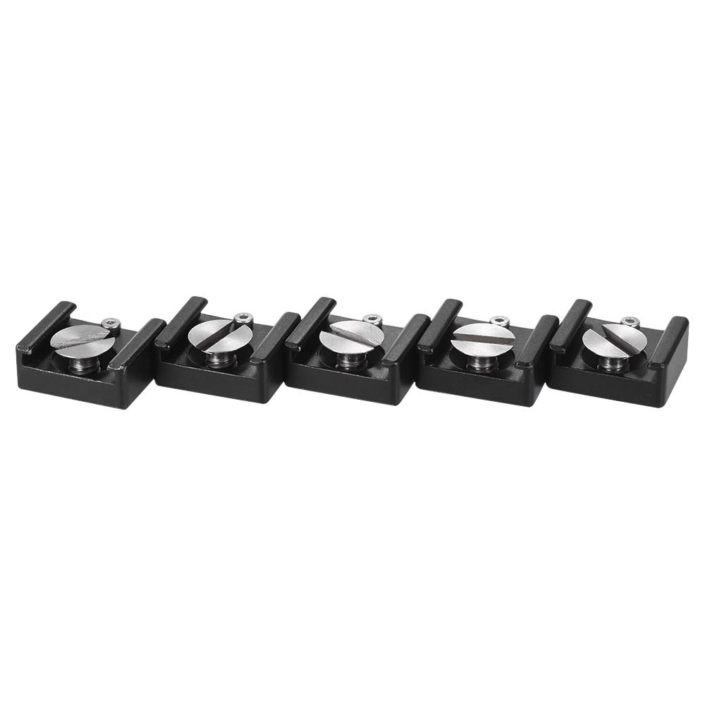 For Shoe Adapter Mount Cold Dslr Camera Cage Flash Led Light Microphone