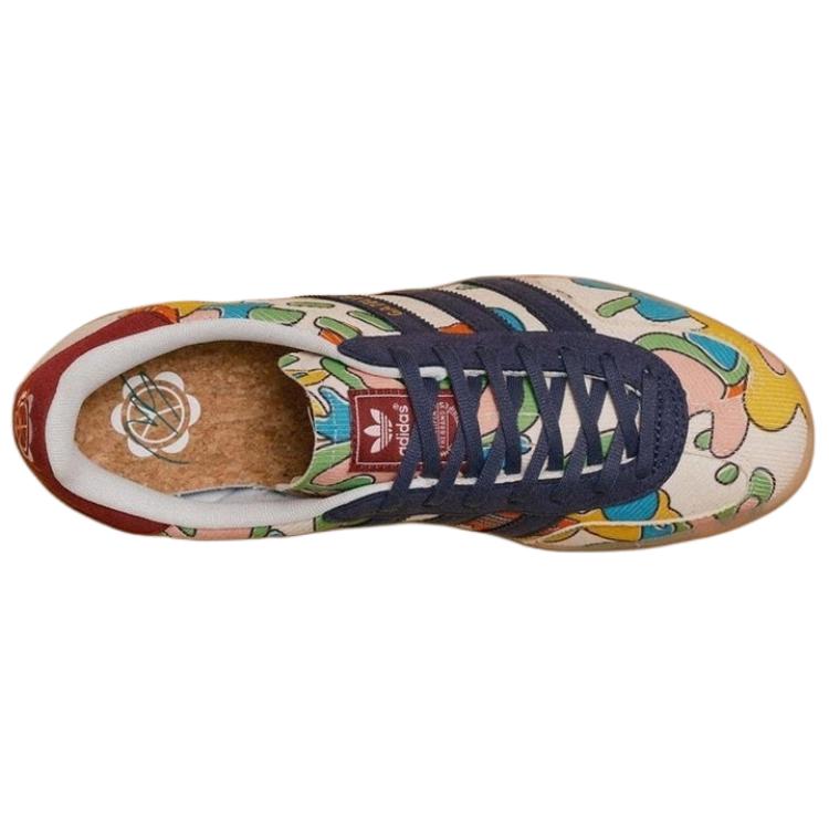 Sean Wotherspoon x adidas Gazelle Indoor Калейдоскопическая линза Унисекс Кроссовки Многоцветный Экрю-оттенок Тень-Нейви IG2849