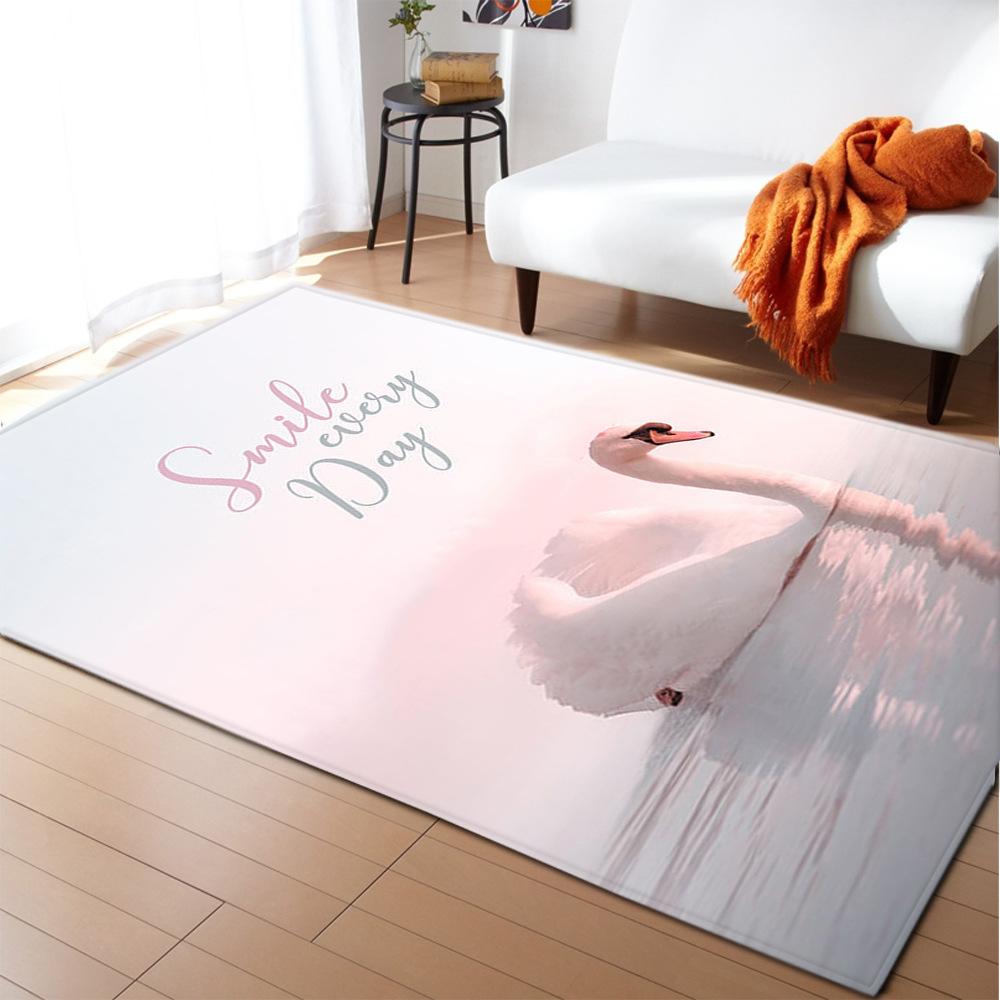 Свежий 4D ковер для гостиной, спальни, столовой, напольный коврик