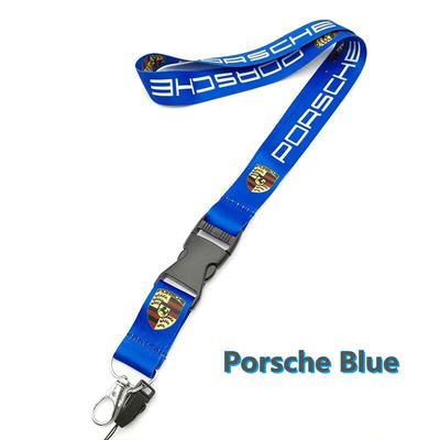 Нейлоновый ремешок с печатным логотипом, брелок-подвеска для Porsche 918 Taycan Panamera Cayenne Boxster Cayman, аксессуары для автомобиля и мотоцикла