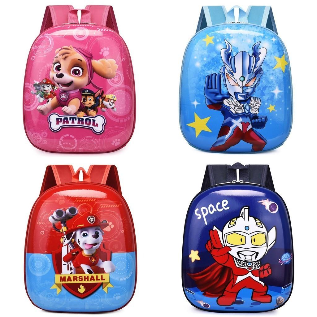 Durable Nylon Toddler Backpack With Cartoon Characters For Boys And Girls